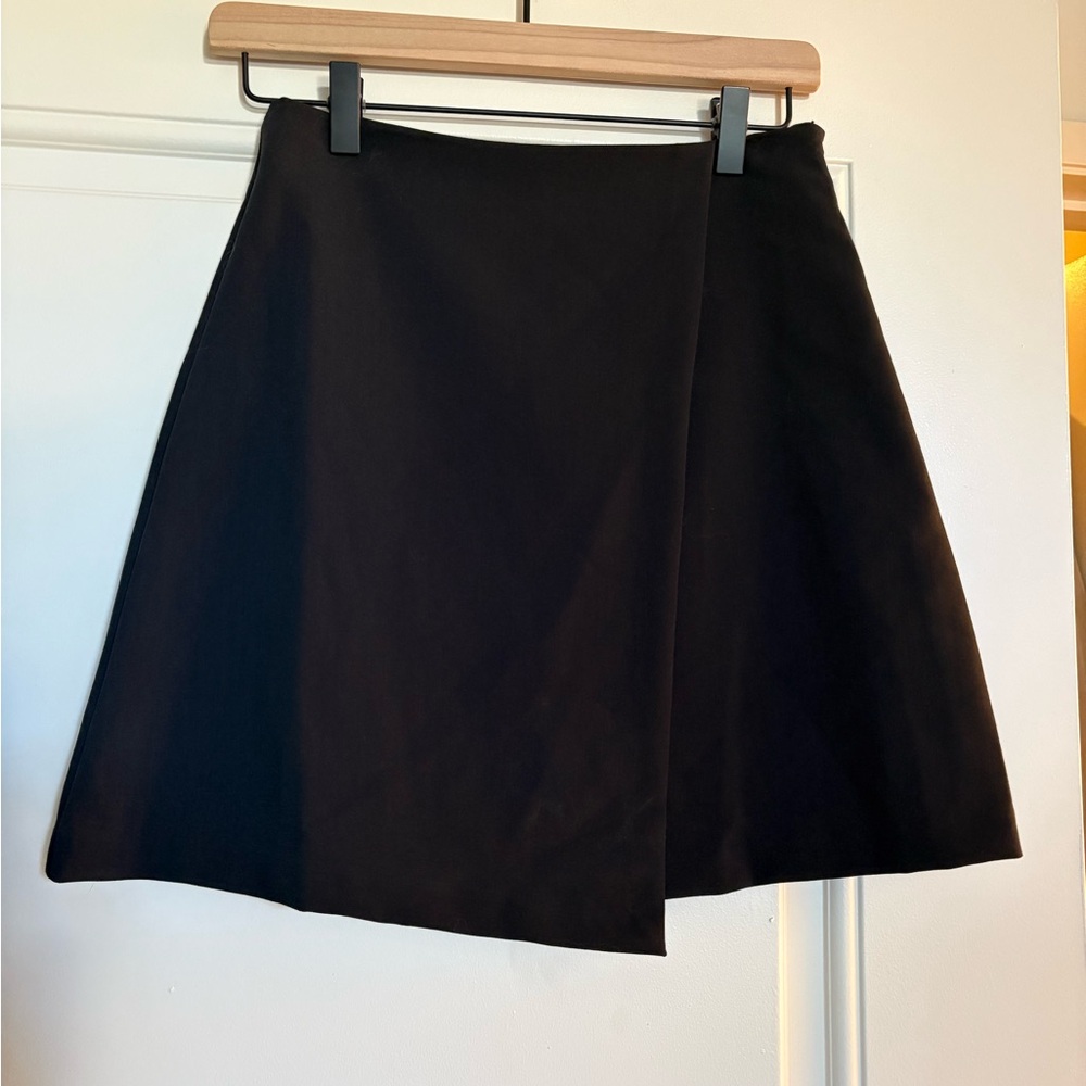 NWT Jason Wu Black Wrap Skirt XS